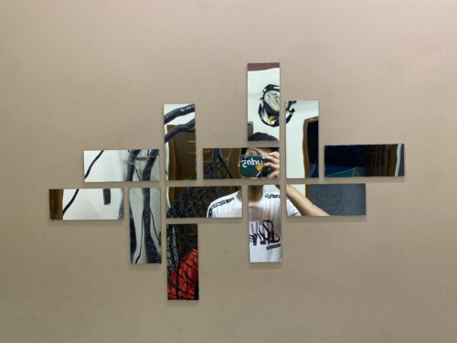 12pcs Rectangle Mirror Acrylic Wall Decor (RM) photo review