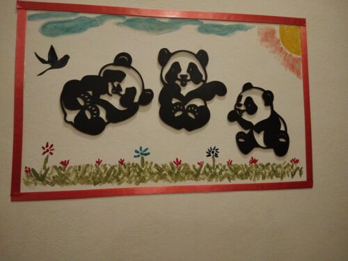 Panda Set home decor Wood Wall Art (S20) photo review