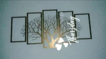 Evento MDF Wall Art 5 frame Tree Panels Frame Wall Decor (EWW) photo review