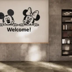 3D Micky Mouse Welcome Wall Art (3DMM)