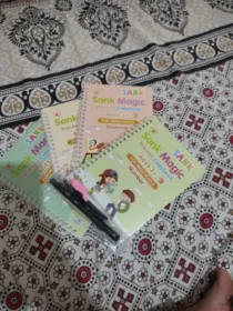 Kids Magic Practice Book For Learning & Growth (4 Books + 1 Pen + 1 Grip + 10 Refill) photo review