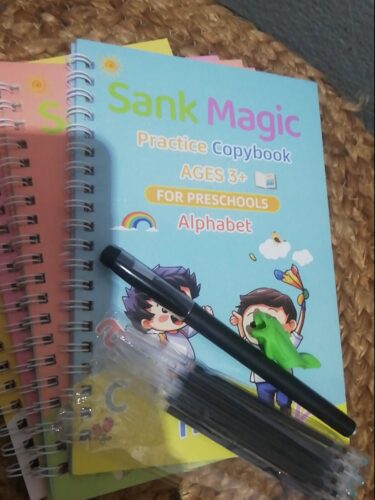 Kids Magic Practice Book For Learning & Growth (4 Books + 1 Pen + 1 Grip + 10 Refill) photo review