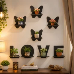 Butterfly & Love Combo Wall Hanging Pack of 8 (BLW8)