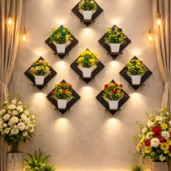 Square Wall Planter Combo Pack of 8 (S41=8pcs)